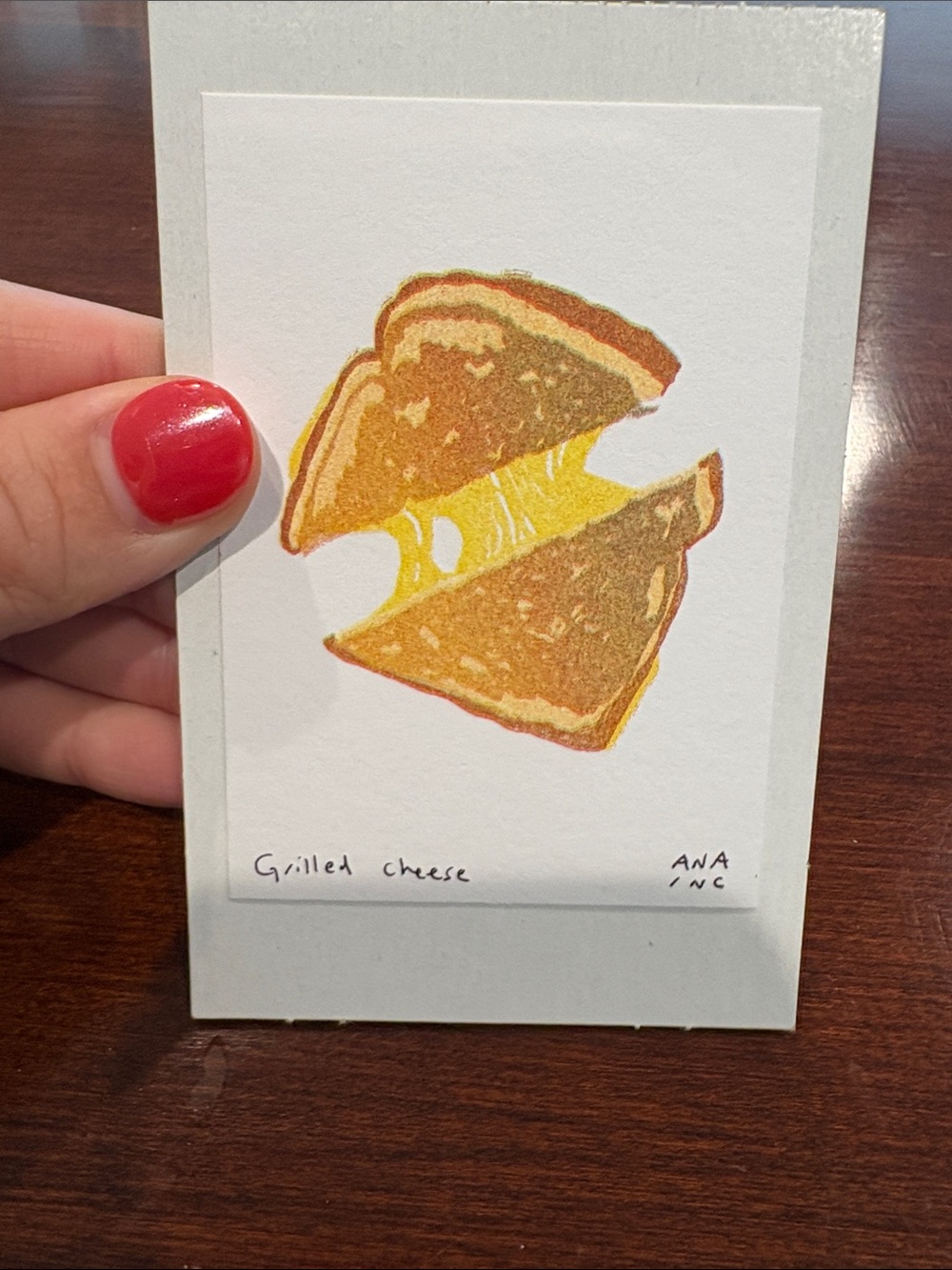 Anastasia inciardi mini print - grilled cheese - From Bentonville Arkansas
